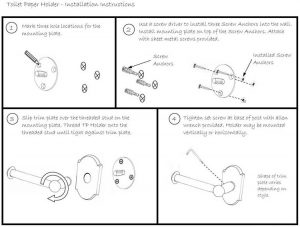 Installation Toilet Paper Holder