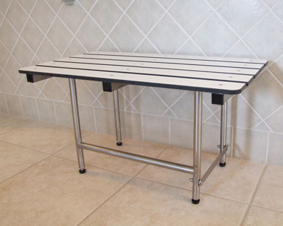 stainless steel folding shower seat