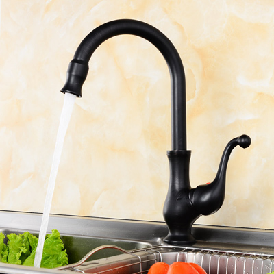 black kitchen faucets