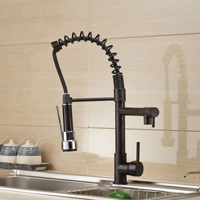 black kitchen faucets