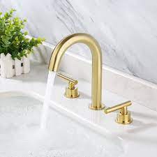Gold Bathroom Sink Faucets
