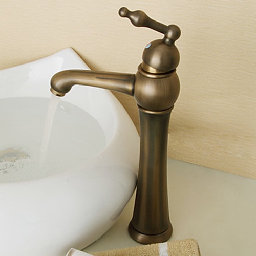 Antique Brass Bathroom Faucet