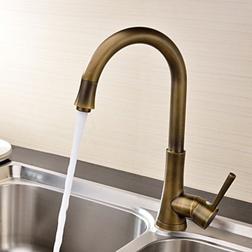 Brass Kitchen Faucet
