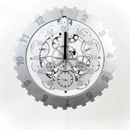 Silver Wall Clocks