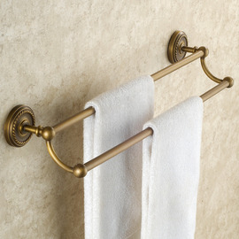 Antique Brass Golden vintage Towel Bars