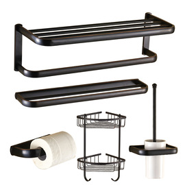 Oil-rubbed Bronze antique Black Bathroom Accessories Sets