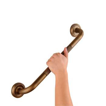 Golden Antique Brass vintage Grab Bar Bathroom