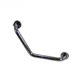 contemporary Silver Chrome Grab Bar Stainless Steel