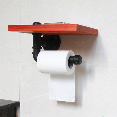 Wooden Toilet Paper Holder