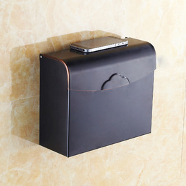 Black antique Oil-rubbed Bronze Toilet Paper Holder