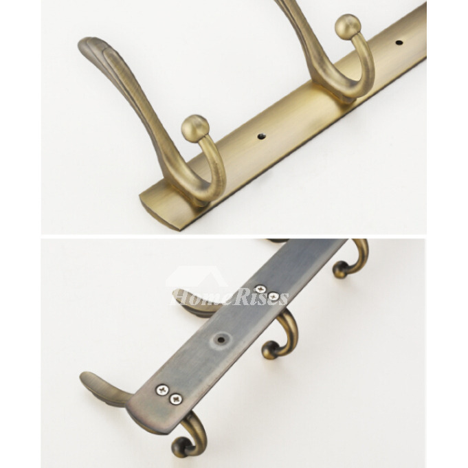 Antique Brass vintage Golden Robe Hooks Bathroom Antique Brass vintage Golden Robe Hooks Bathroom