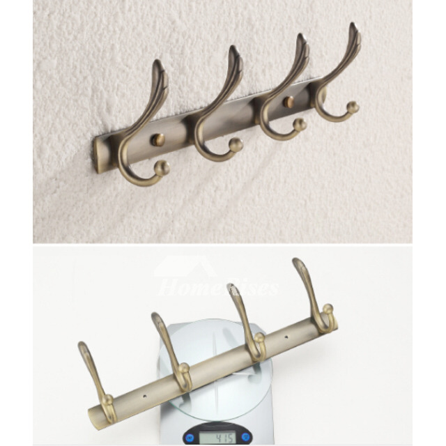 Antique Brass vintage Golden Robe Hooks Bathroom Antique Brass vintage Golden Robe Hooks Bathroom