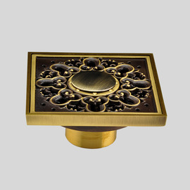 Brown Antique Brass vintage Shower Drains