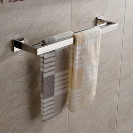 Polished Nickel Silver modern Towel Bars
