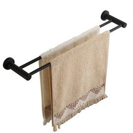 modern Painting Black Towel Bars
