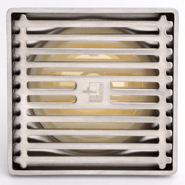 Deodorant Stainless Steel Brushed Square Shower Floor Drain On Sale