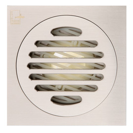 Best Matte Silver Brushed Chrome Square Shower Floor Drain