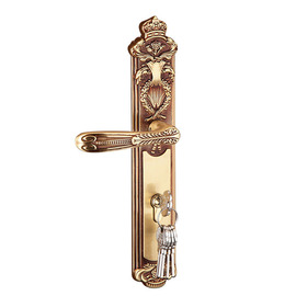 Best Luxury Black Carved Antique Brass Indoor Outdoor Door Lock