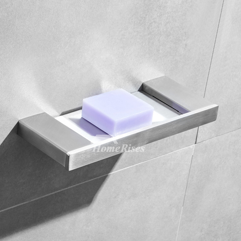 Soap Dish for Shower with Suction Cup, Shower Soap Holder, Stainless Steel  Bar Soap Holder, Soap Holder for Shower Wall, Soap Dishes for Bathroom