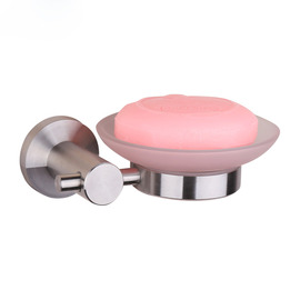 ZS Disc 304 Stainless Steel Brushed Wall Mounted Soap Dish