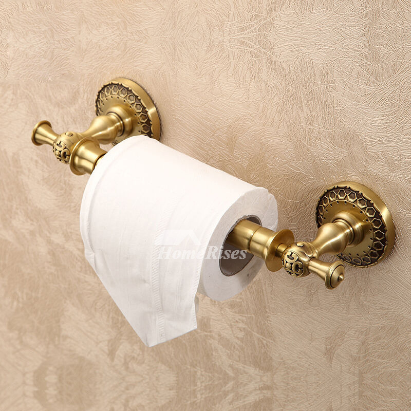 Vintage Brass Gorilla Toilet Paper Holder – Wall Mounted Monkey Tissue Holder For Bathroom Decor
