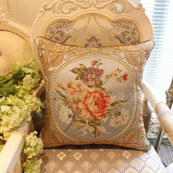 luxury Vintage Blue Floral Best Throw Pillows For Couch