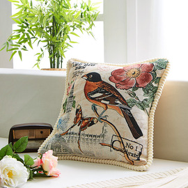 Country Colorful Animal Linen Best Throw Pillows For Couch