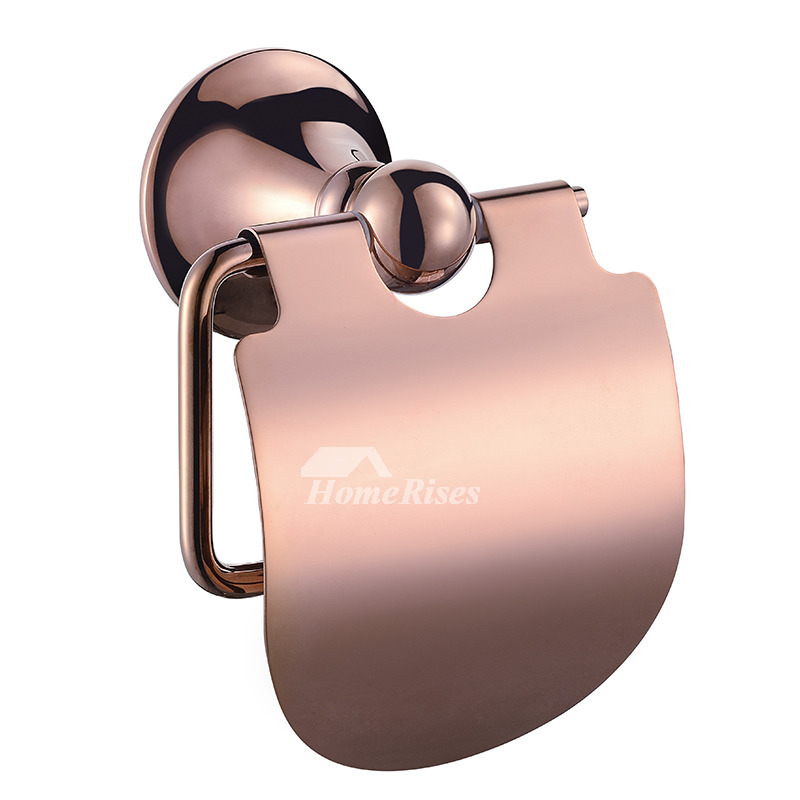 Best Wall Mount Rose Gold/Chrome/Polished Brass Unique Toilet Paper Holders