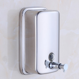 Silver Chrome/Nickel Brushed Stainless Steel Hand Soap Dispenser