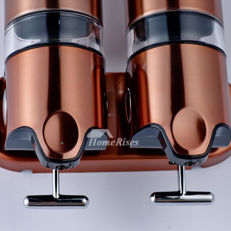 Bathroom Stainless Steel Hand Soap Dispenser Wall Mounted Press Type ...
