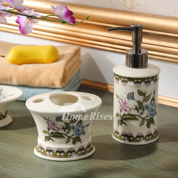 5piece cracked Ceramic Bathroom Accessories Sets