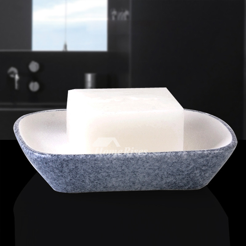 Simple Ceramic Soap Dish For Shower Free Standing Enamel