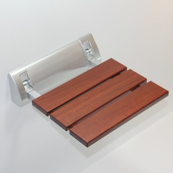 Imported Wooden Shower Seat Aluminum Alloy Base Painting