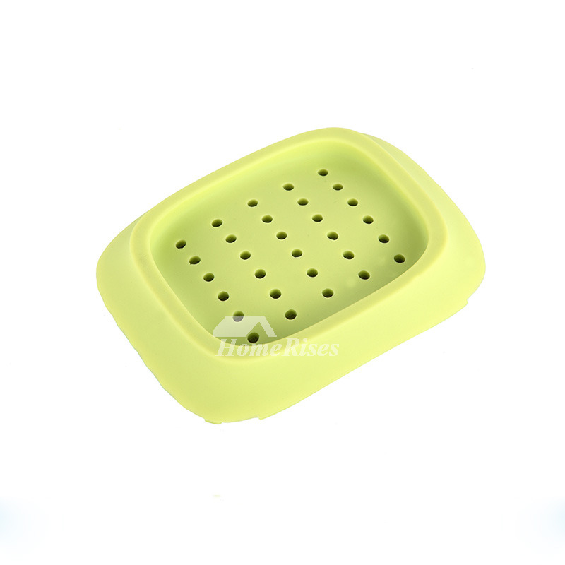 Free Standing Silicone Soap Dish Shower