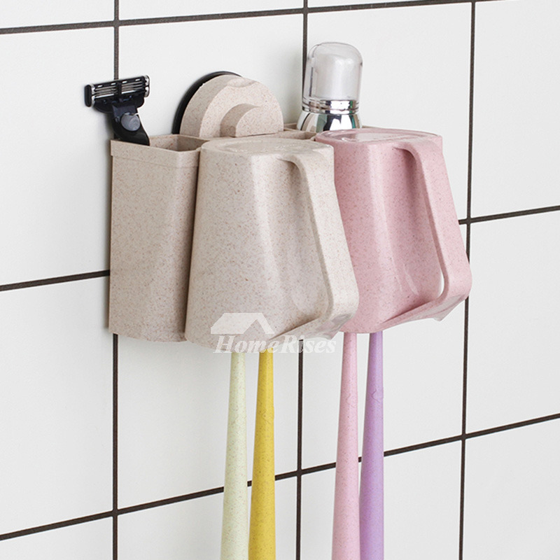 Modern Toothbrush Holder Suction Bathroom