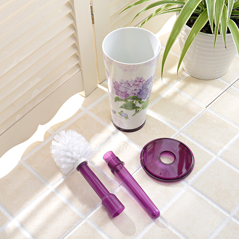 Designer Column Shaped Novelty Toilet Brush Holder