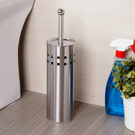 Column Shaped Metal Unique Toilet Brush Holders