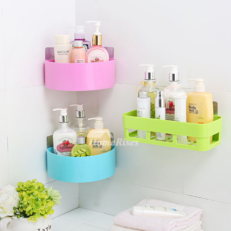 Cheap No Drill ABS Corner Shelf For Bathroom