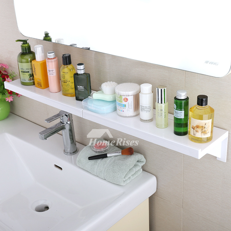 Floating Shelf No-drill Wall Shelf Aluminum Bathroom Shelves