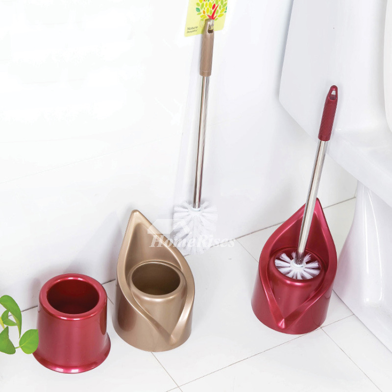 Free Standing ABS Best Toilet Brush And Holder Plastic