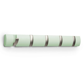 Folding Wooden Zinc Alloy Towel Hooks In Bathroom