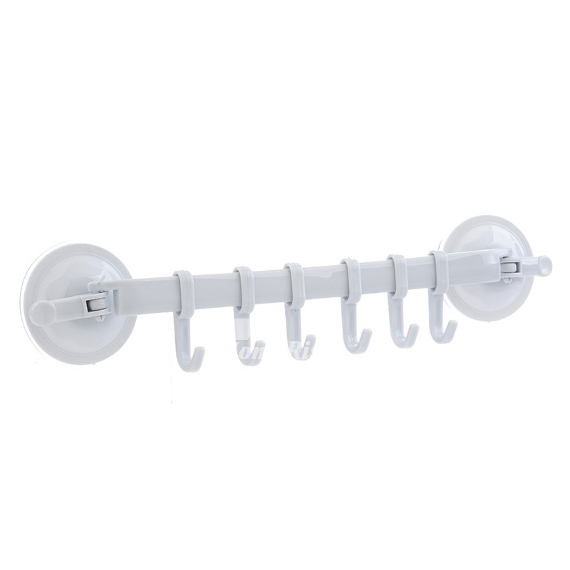 Simple Suction Cup Plastic Decorative Hooks For Bathroom