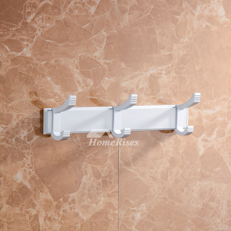 No Drill Aluminum Bathroom Hooks For Towels