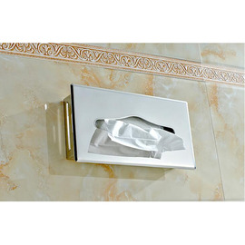 In Wall Toilet Paper Holder Recessed Rectangular Shaped Stainless Steel