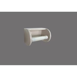 White Ceramic Toilet Paper Holder Wall Mount Bathroom
