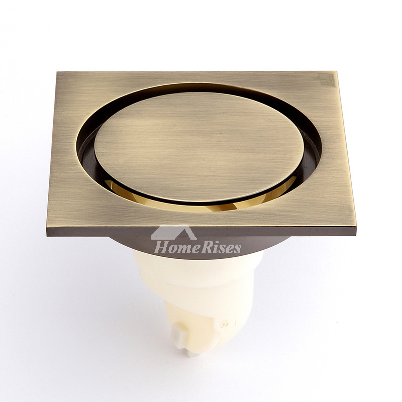 High End Brushed Gold/ Brushed Antique / Brushed Nickel Shower Drain