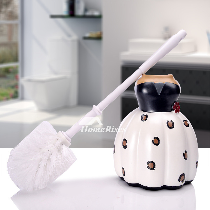 Creative Free Standing Decorative Toilet Brush Holders Bathroom
