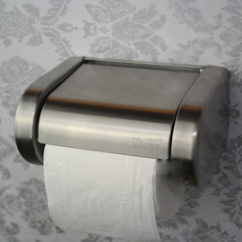 Chic Toilet Paper Holder Brushed Nickel Stainless Steel