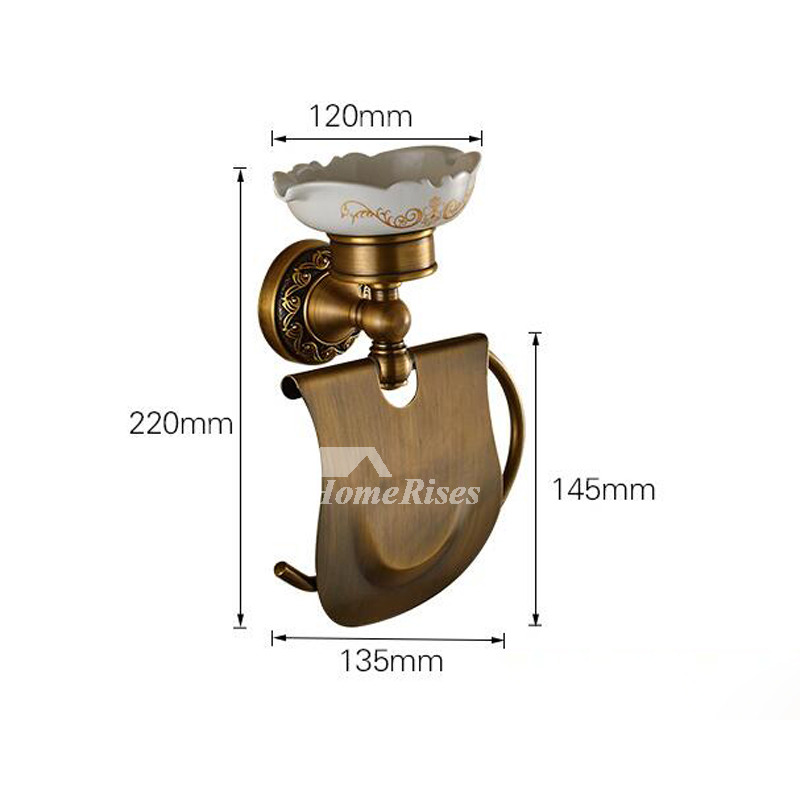 carved antique Brass Toilet Paper Holder with ashtray carved antique Brass Toilet Paper Holder with ashtray