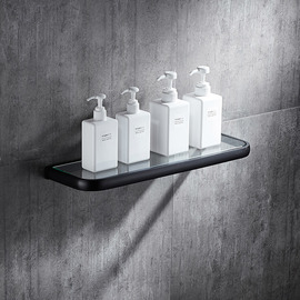 Glass Bathroom Shelves